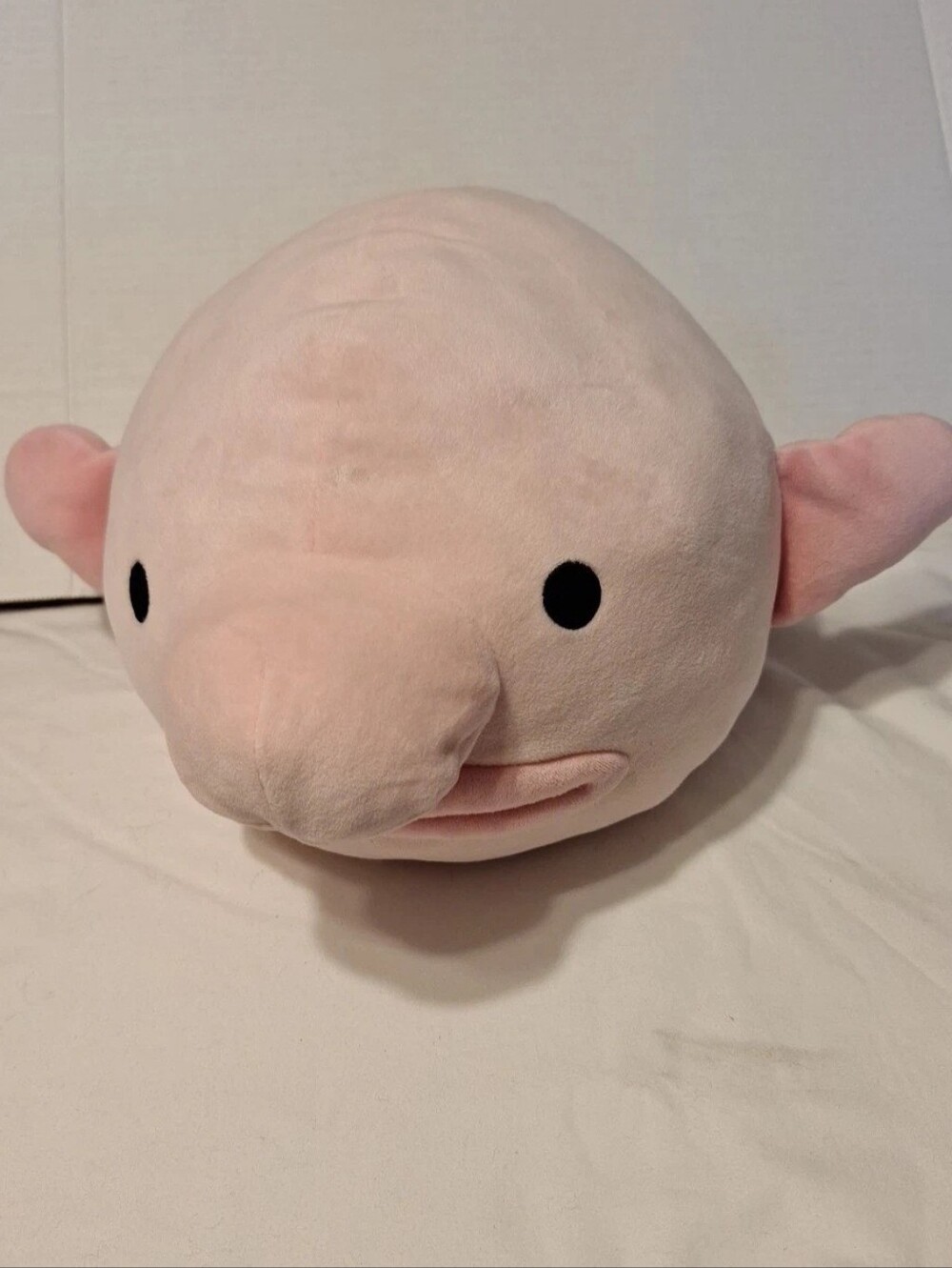 Amuse Pink Plush Blobfish Plush 15" 2023 Fish Mochi Lips Loveable
